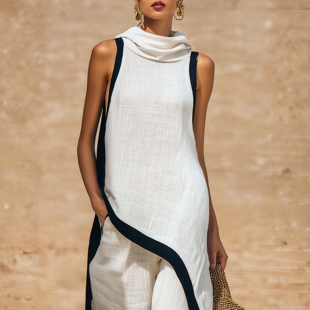 Armelia | Traje de lino elegante