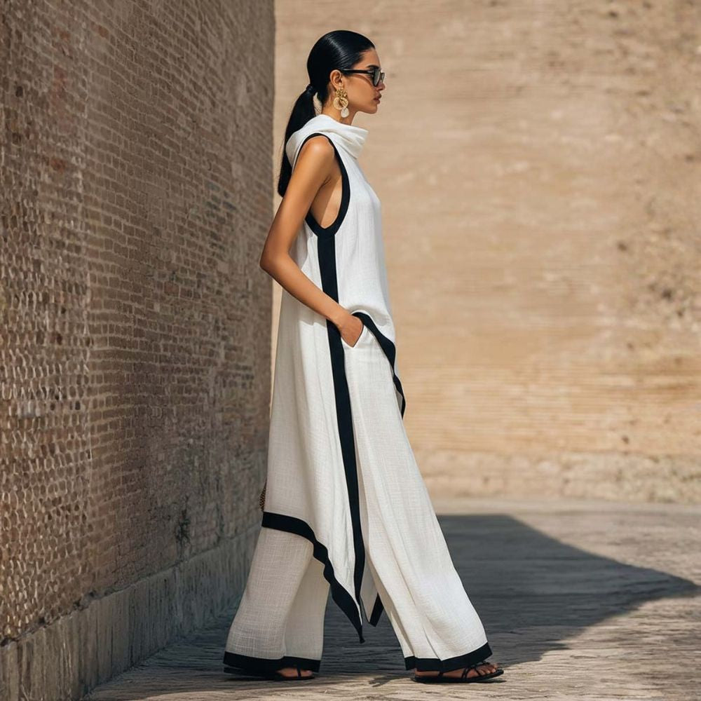 Armelia | Traje de lino elegante