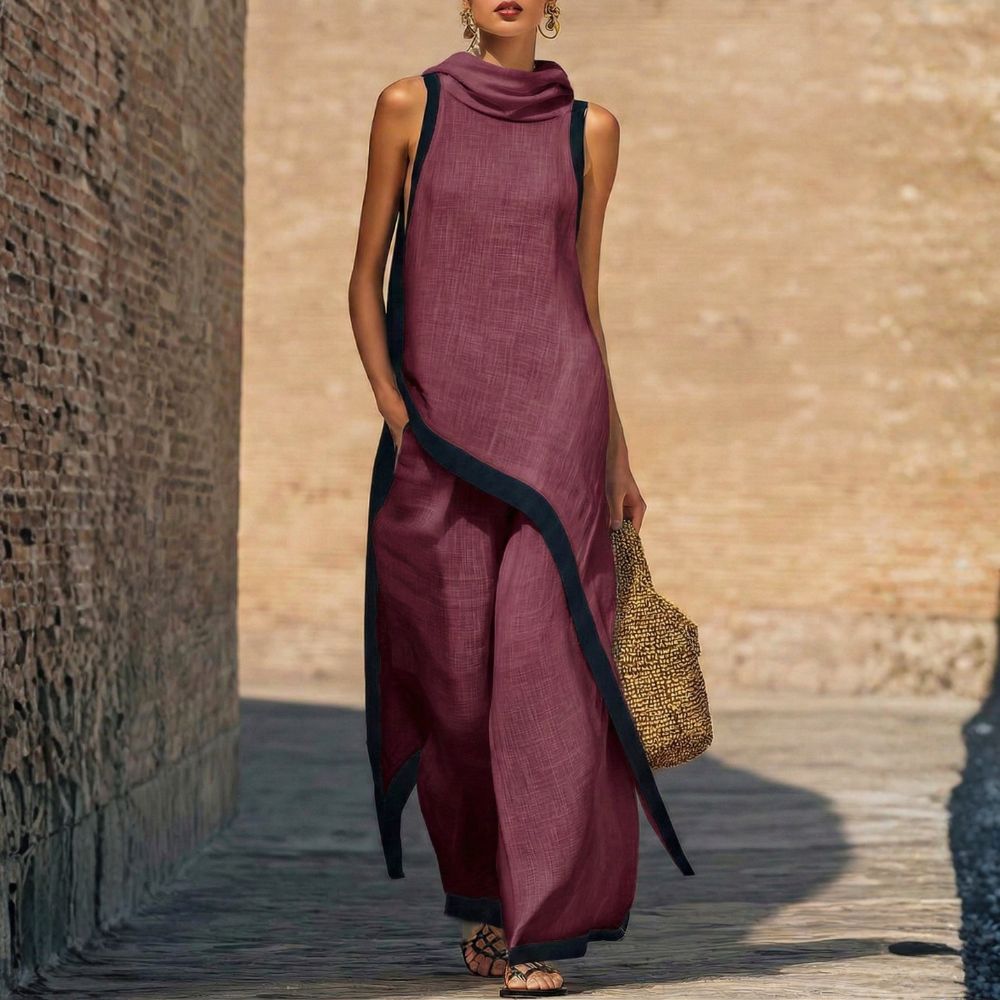 Armelia | Traje de lino elegante