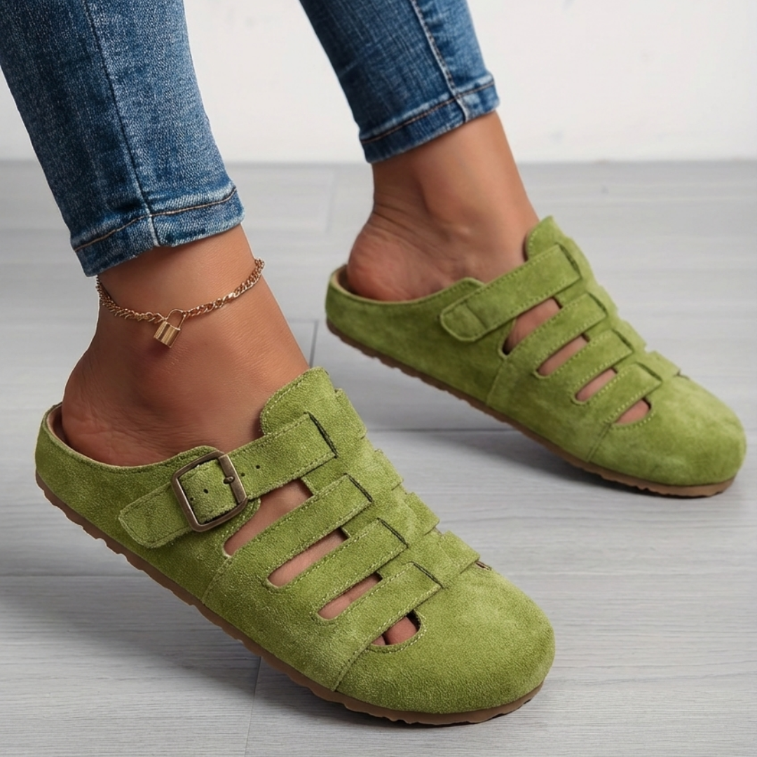 Silvia | Mules cómodas sin cordones