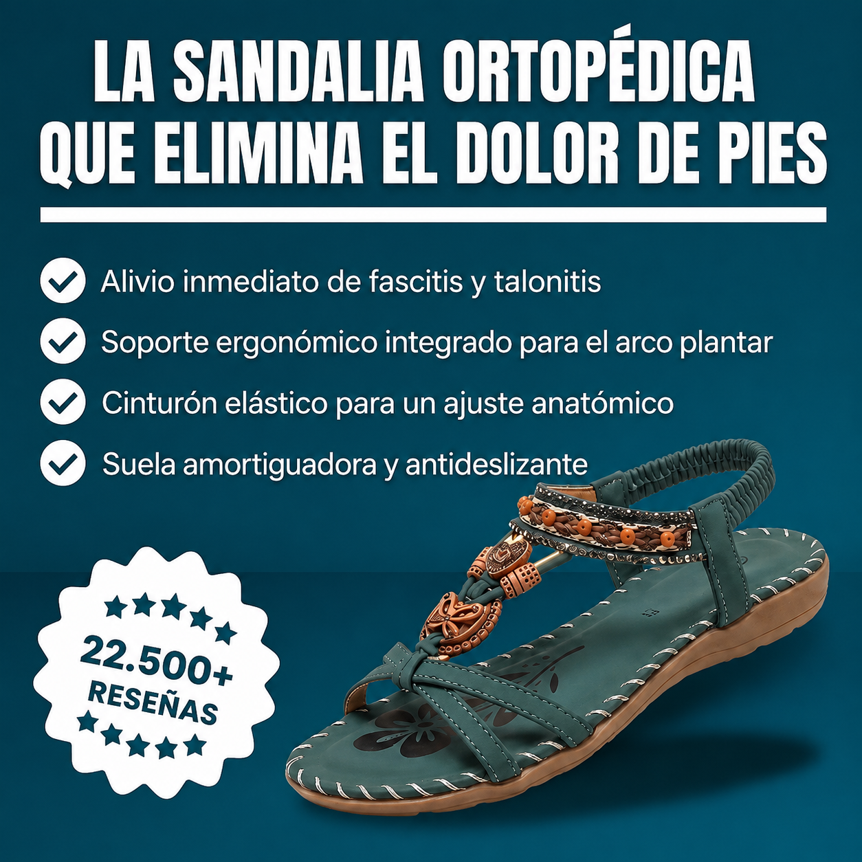 Laura | Sandalias ortopédicas cómodas