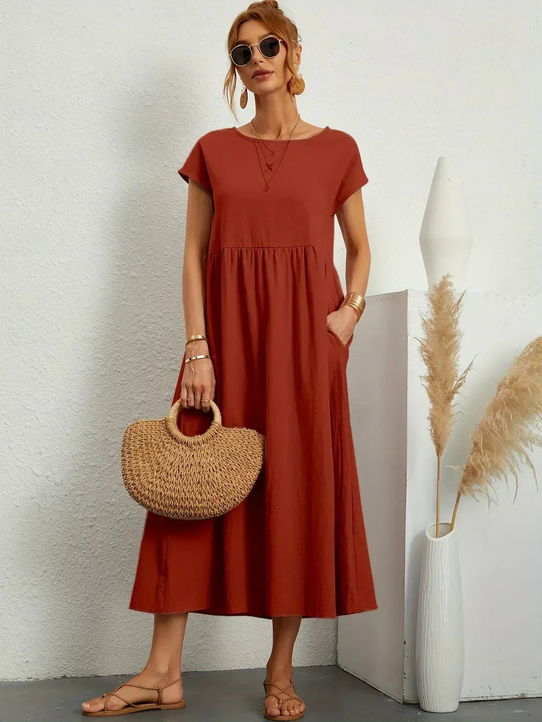Noa | Vestido midi fluido de verano