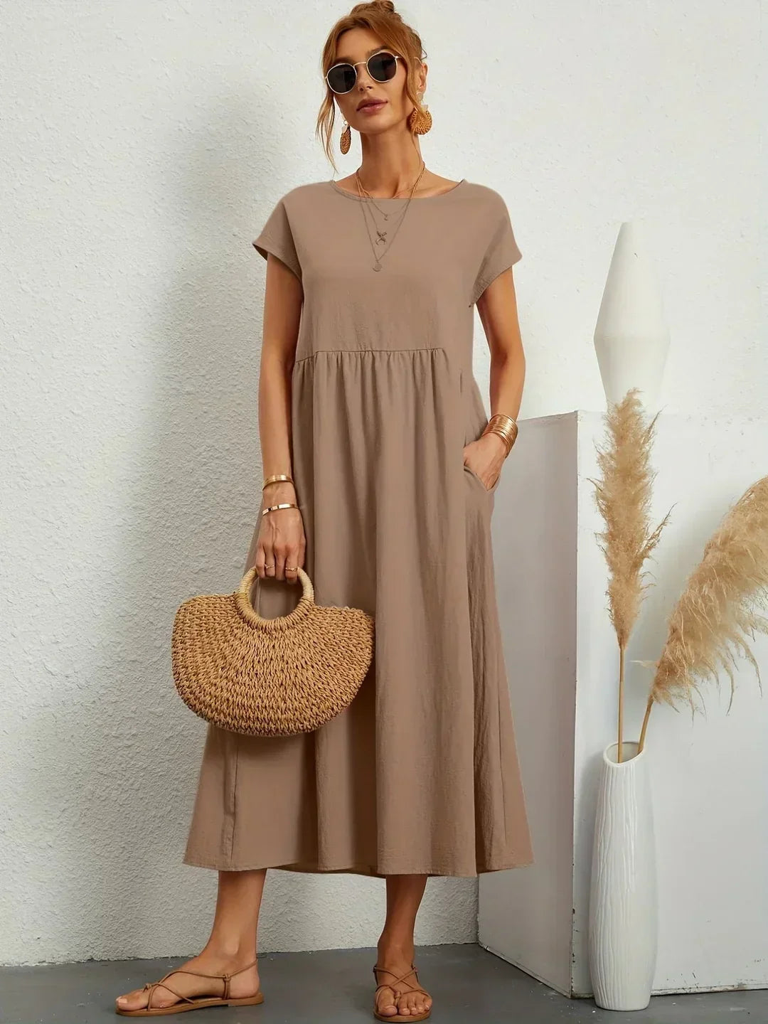 Noa | Vestido midi fluido de verano