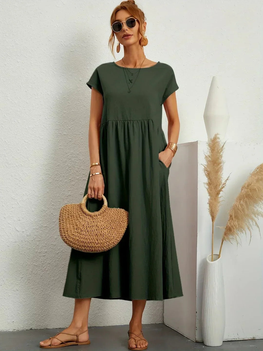 Noa | Vestido midi fluido de verano