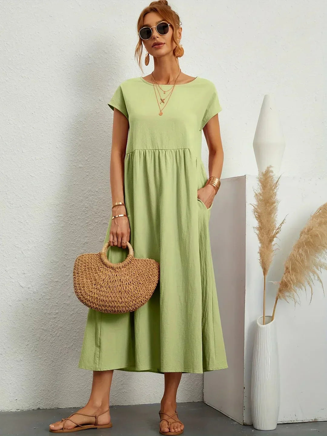 Noa | Vestido midi fluido de verano