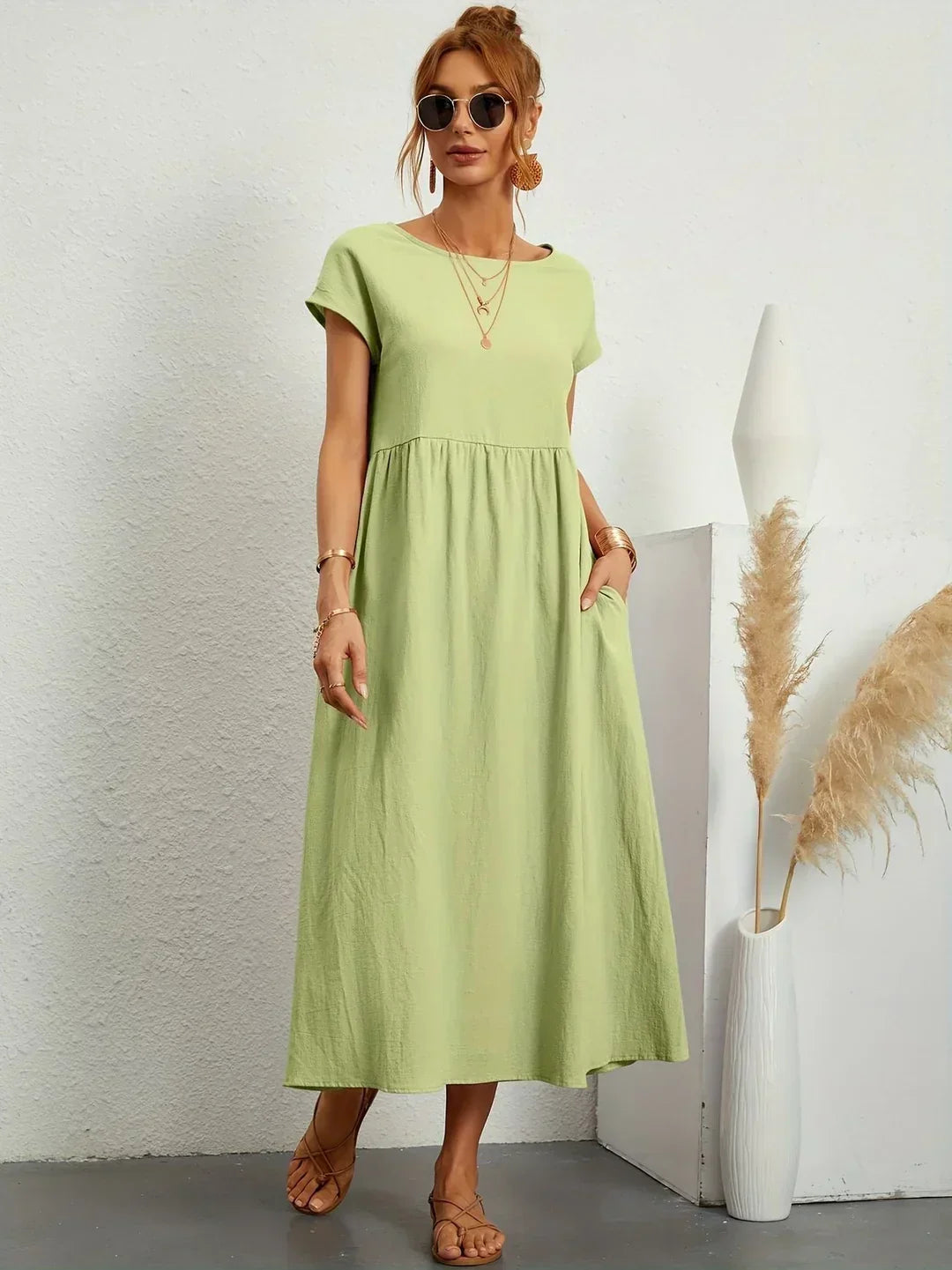 Noa | Vestido midi fluido de verano