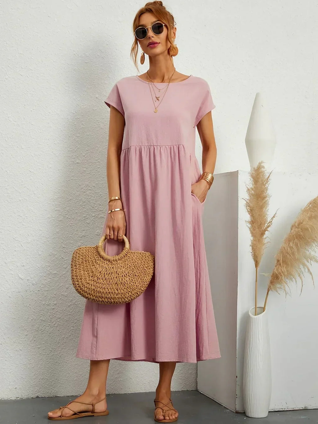 Noa | Vestido midi fluido de verano