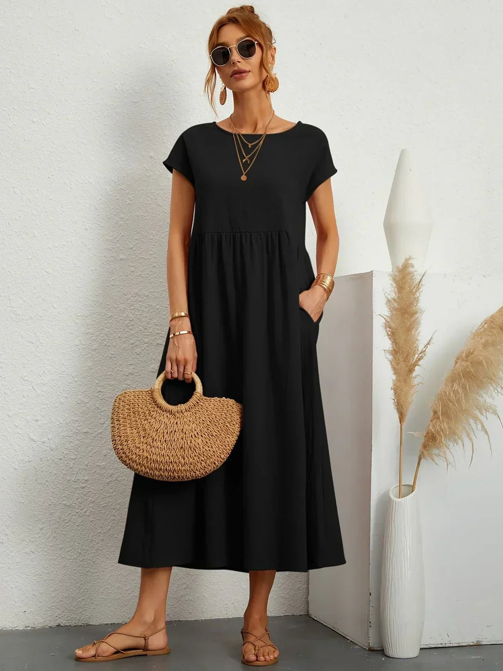 Noa | Vestido midi fluido de verano