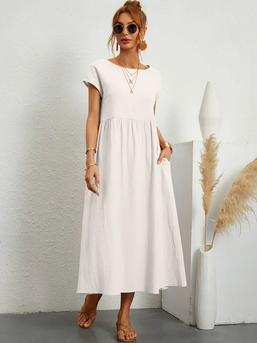 Noa | Vestido midi fluido de verano