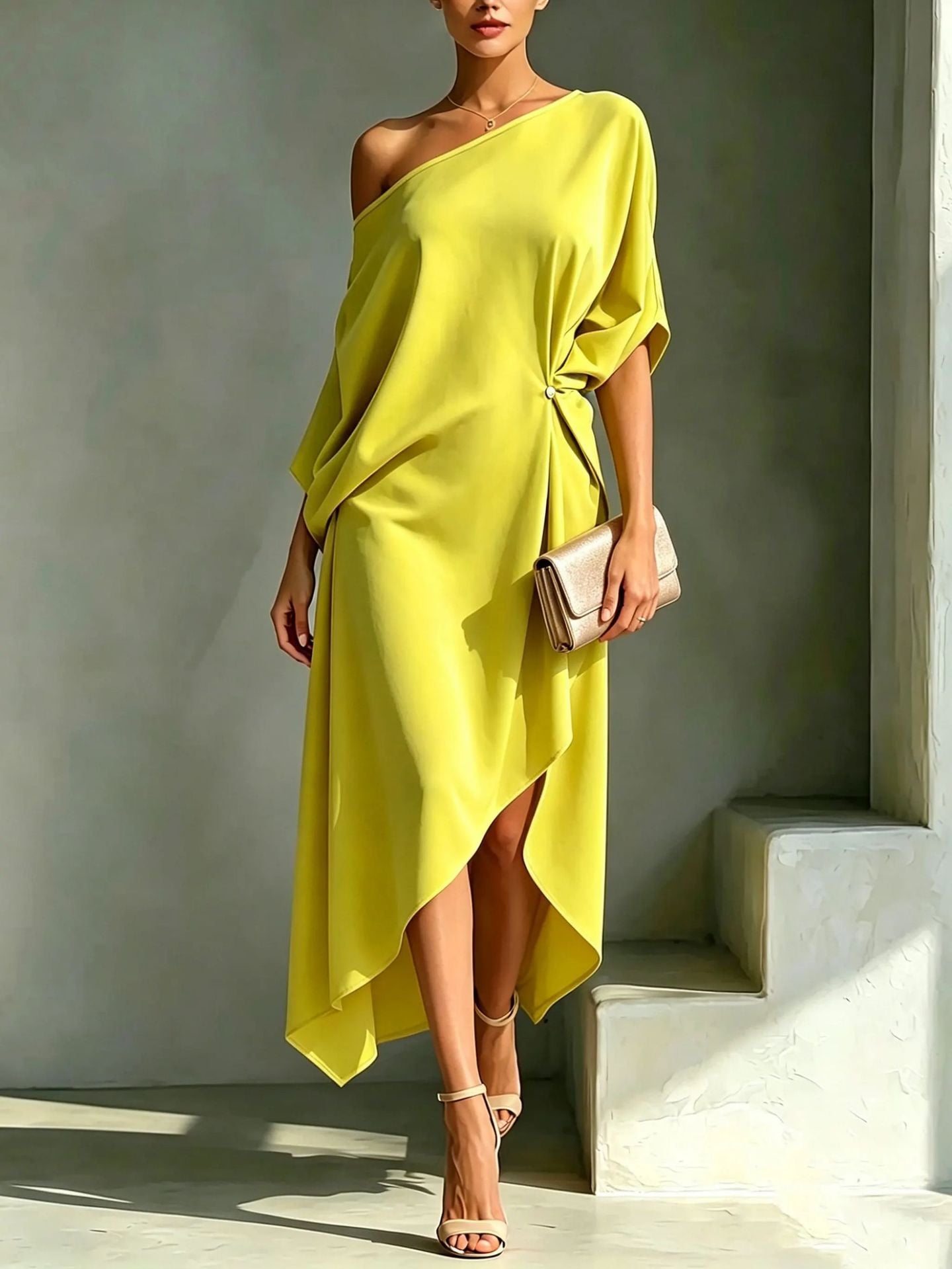 Clara – Elegante vestido asimétrico