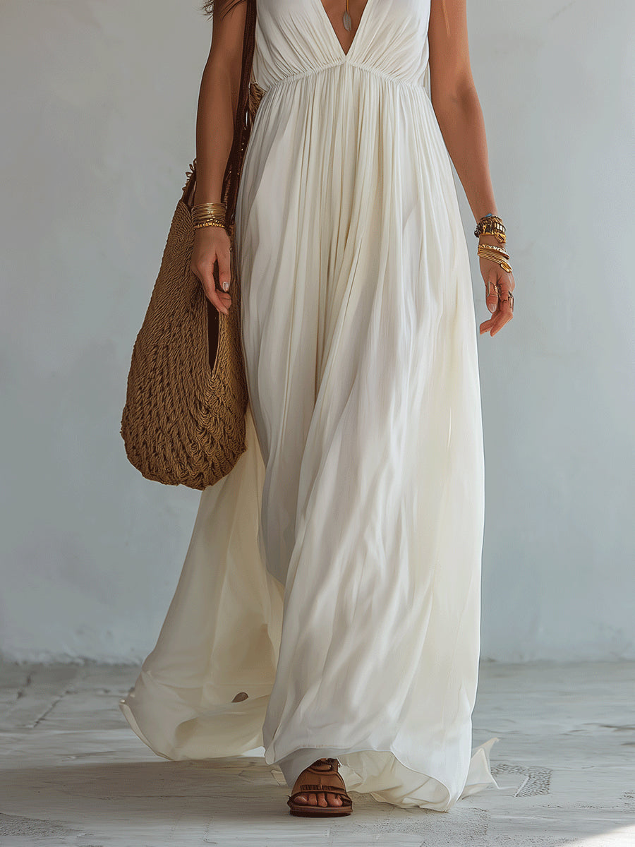 Diana | Vestido halter minimalista de verano