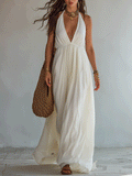 Diana | Vestido halter minimalista de verano