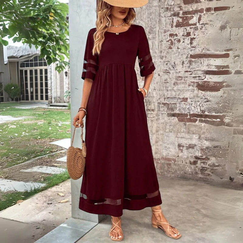 Sofia | Vestido midi que favorece la figura y estiliza la zona abdominal