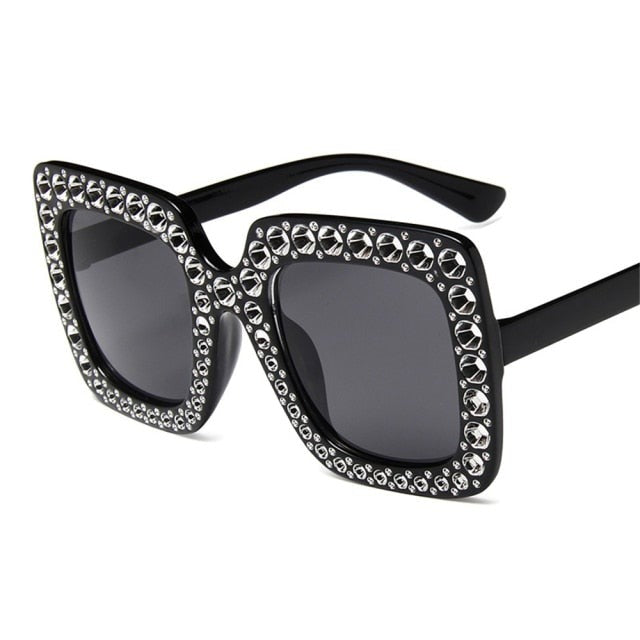 Gafas de sol extragrandes de cristal
