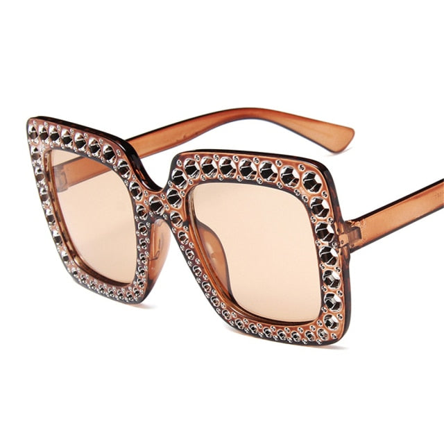 Gafas de sol extragrandes de cristal