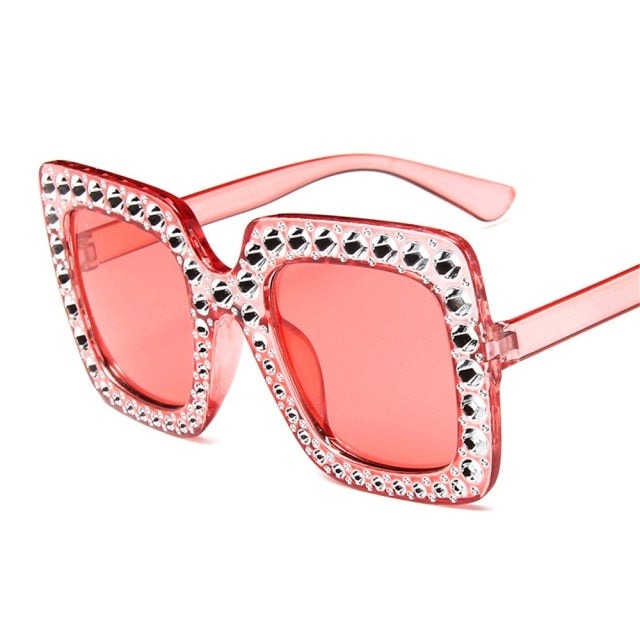 Gafas de sol extragrandes de cristal
