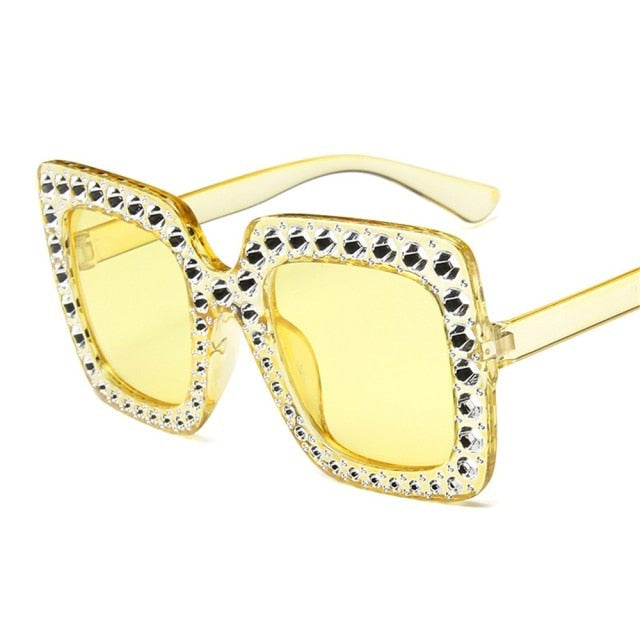 Gafas de sol extragrandes de cristal