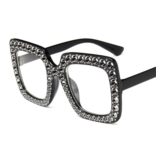 Gafas de sol extragrandes de cristal
