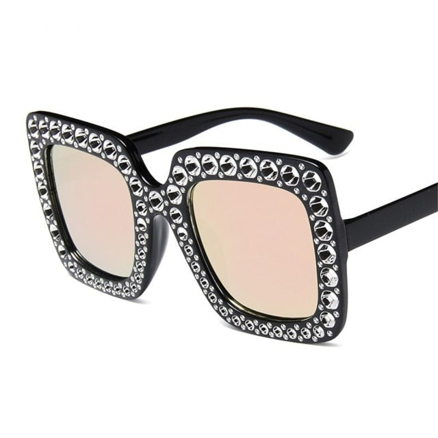 Gafas de sol extragrandes de cristal