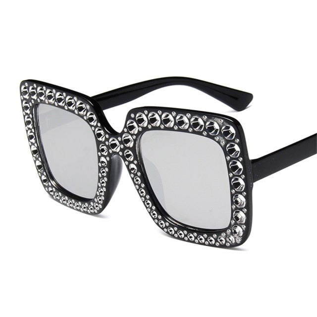 Gafas de sol extragrandes de cristal